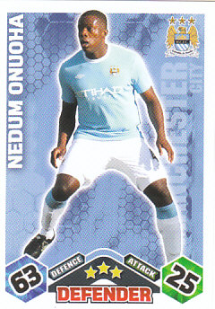 Nedum Onuoha Manchester City 2009/10 Topps Match Attax #201